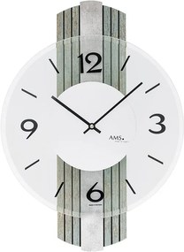 Dizajnové nástenné hodiny 9677 AMS 38cm
