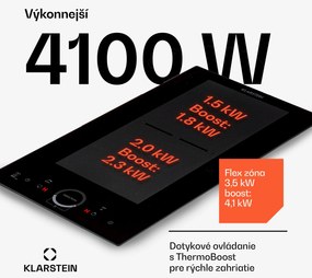 Klarstein Delicatessa Slim, indukčná varná doska, 3500 W, časovač, čierna