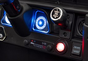 Ramiz Elektrické autíčko Toyota FJ Cruiser čierne terénne + ovládač