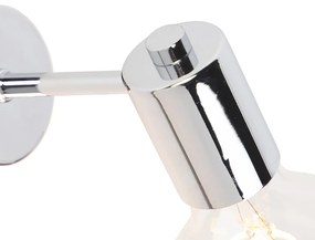 Moderná nástenná lampa chróm - Facil