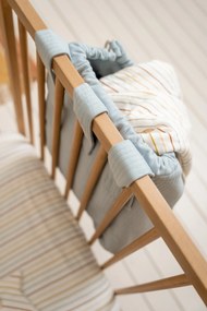 Závesná taška na hračky Pure Soft Blue