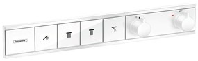 Hansgrohe RainSelect, batéria pod omietku na 4 spotrebiče, matná biela, HAN-15382700