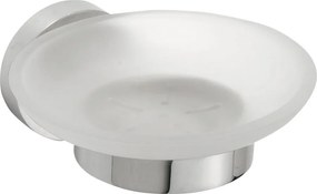 Sapho Sapho, X-ROUND mydlenička, mliečne sklo, chróm, XR803