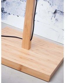 Stojacia lampa s ratanovým tienidlom v prírodnej farbe (výška 150 cm) Tanami – Good&amp;Mojo