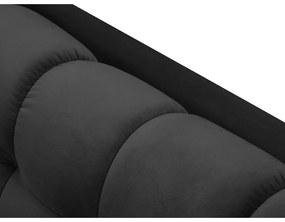 Sivá zamatová pohovka Cosmopolitan Design Bali