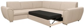 Rohová rozkladacia sedačka ROYAL L+2 bežová