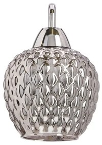 Nástenná lampa TOBIAS 1xE27/40W/230V lesklý chróm