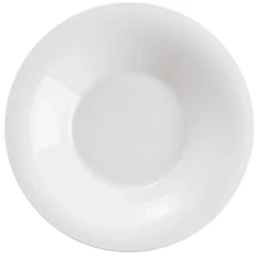 Biely hlboký tanier Brandani Panna Montata, ø 22,5 cm