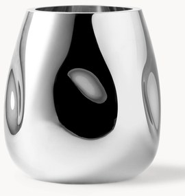 Malá ručne fúkaná sklenená váza Mirror, V 17 cm