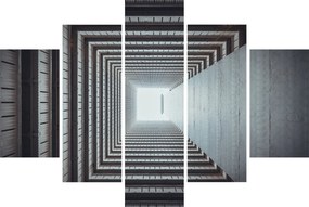 Obraz - Pohľad zvnútra budovy (150x105 cm)