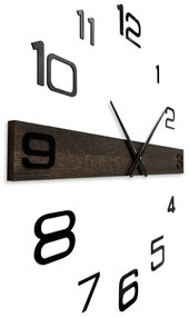Minimalistické elegantné hodiny dubové drevo I SENTOP MAS023-BLACK-3169
