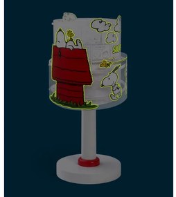 Dalber 76301 - LED detská lampička SNOOPY 1xG4/4W/230V biela/červená