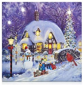 Markslöjd 704361 - LED Svietiaci dekoračný obraz CANVAS LED/0,18W/2xAA