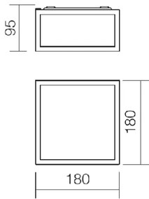 Redo 01-1236 -LED Kúpeľňové stropné svietidlo EGO LED/12W/230V IP44 lesklý chróm