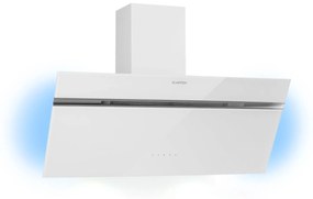Alina, digestor, 90 cm, nástenný, 600m³/h, LED displej, LED, biely