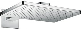 AXOR ShowerSolutions horná sprcha 2jet, 466 x 300 mm, so sprchovým ramenom 461 mm, hranatá rozeta, chróm, 35280000