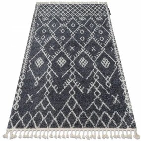 Koberec BERBER TANGER B5940 sivý / biely Fredzle berber marokánsky