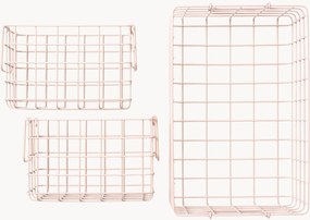 Kovové úložné košíky The Baskets, 3 ks