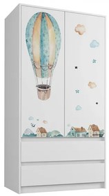 Detská šatníková skriňa B9 - DO NEBIES