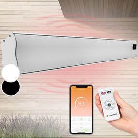 Cosmic Beam Smart 24, infračervený ohrievač, 2400 W, ovládanie cez aplikáciu, biely