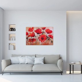 Obraz - Vlčie maky (90x60 cm)
