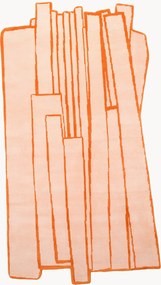 Ručne viazaný vlnený koberec Contour