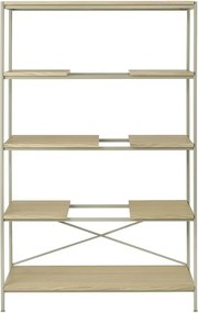 Regál v dekore duba v prírodnej farbe 105x170x40 cm Sukoya – Blomus