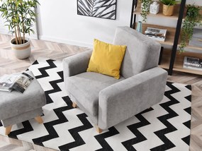 Relaxačné kreslo Kadim (sivá). Akcia -20%. Vlastná spoľahlivá doprava až k Vám domov. 1135819