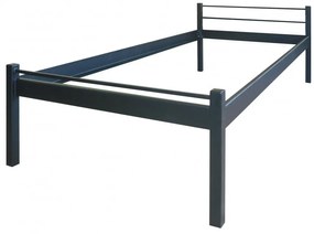 IRON-ART NANTES II. - jednoduchá kovová posteľ 140 x 200 cm, kov