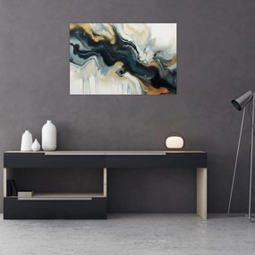 Obraz - Mramorovaná kresba (90x60 cm)