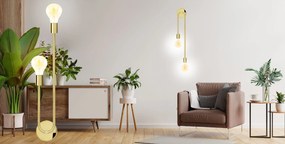 Toolight Toolight, nástenné svietidlo 2xE14, APP1148-2W, zlatá lesklá, OSW-14011