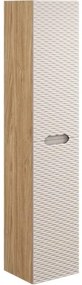 Koupelnová sestava Ocean Nika se skříňkami a umyvadlem 90 cm béžová/dub olejovaný