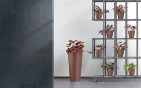 Plastový kvetináč DTUS200C 20 cm - hrdzavá