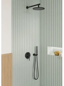 Villeroy & Boch TVC000462000K5 - Držiak sprchy s vývodom, matná čierna