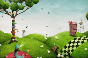 Obraz podivuhodnej krajiny (90x60 cm)