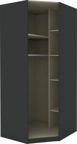 XXXLutz KORPUS ROHOVEJ SKRINE, antracitová, 91,1/210/91,1 cm Hom`in - Skrine - 002647004109