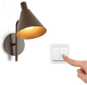 Brilagi - LED Nástenná lampa LUCERA LED/3W/230V hnedá