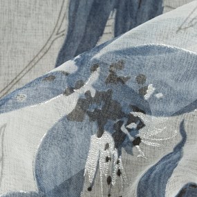 ZÁVES NA KRÚŽKOCH PATI 140X250 CM LISTY
