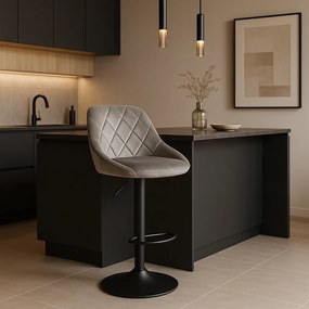 PROXIMA.store - Barová stolička EDA FARBA: tmavosivá