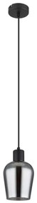 Globo 15627 - Luster na lanku RYAN 1xE27/40W/230V pr. 13,5 cm čierna