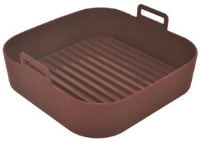 Orion Silikónová forma do teplovzdušnej fritézy hnedá, 17,5 x 17,5 cm