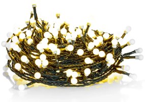 Retlux - LED Vonkajšia vianočná reťaz 100xLED/8 funkcií 15m IP44 teplá biela