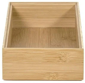 Organizér Compactor Bamboo Box, 30 x 15 x 6,35 cm, prírodné drevo