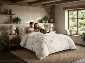 Mikroflanelové obliečky LUNAVA krémové Rozmer obliečky: 70 x 90 cm | 140 x 200 cm