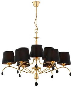 Jupiter 1797 - EG9 - Luster na reťazi EDIGA 9xE27/60W/230V