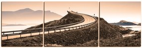 Obraz na plátne - Atlantická cesta - panoráma 5184FC (120x40 cm)