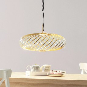 Tom Dixon Spring small závesná lampa Ø 56cm mosadz