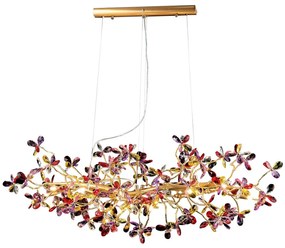 Krištáľový luster na lanku 13xG9/40W/230V pestrofarebná