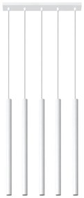 Sollux SL.0468 - Luster na lanku PASTELO 5xG9/8W/230V biela