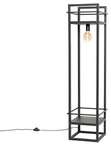 Inteligentná priemyselná stojaca lampa čierna vrátane Wifi G95 - Cage Rack